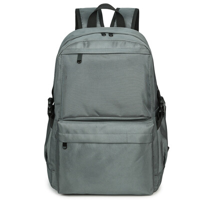 

Light rider shoulder bag male backpack female Korean version of the business men's computer bag high school student bag leisure travel bag 789 gray