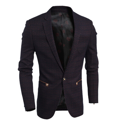 

Color Printing Men s Suit Jacket Coat