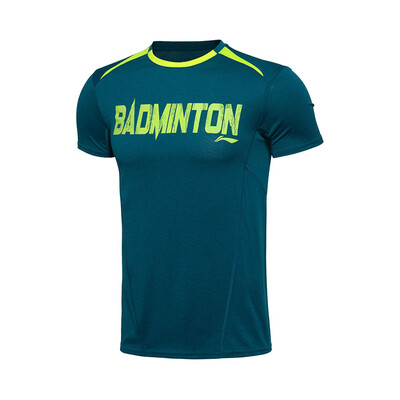 

Li Ning LI-NING ATSK549-3 Мужская футболка для бадминтона Green / Grey XL