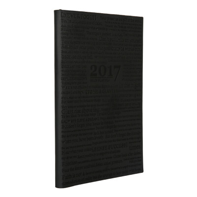 

Morning light M & G APYTVC15 A5 leather leather surface efficiency manual diary notebook business page 88 black