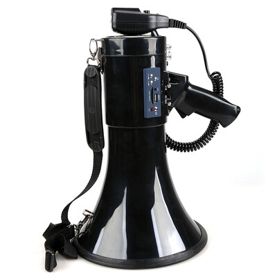 

Saundo SANTO 9698 50W high-power speaker loudspeaker loudspeaker loud voice recording charge plug card hand microphone with a strap