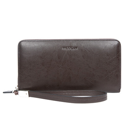 

Scarecrow Mexican Men&39s Handbag Simple Hand Bag Fashion Leather Handbag Wallet MYH40272M-01 Brown