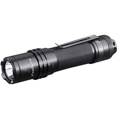 

Phoenix Fenix ​​Glossy Torchlight Home Charger Flashlight C6 Black 800 lumens