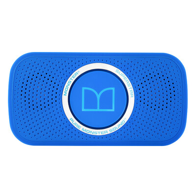 

Монстр (монстр) Superstar беспроводной Bluetooth динамик портативный мини стерео громкий открытый стерео динамик сабвуфера телефон синий