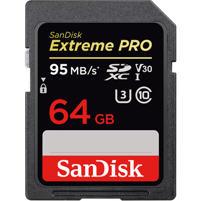 

SanDisk 64GB SDXC UHS-I Memory Card V30 U3 Class10 SD Card