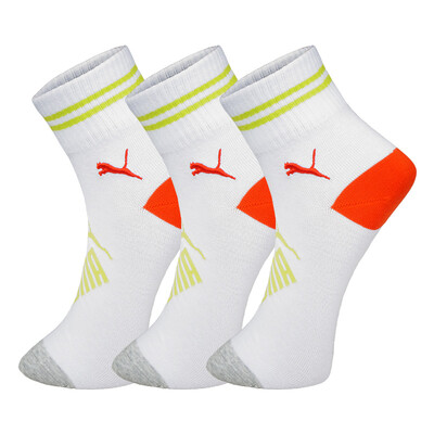 

PUMA Puma Socks Men&39s Casual Tube Sports Cotton Socks 3 Double-mounted M-2921-3 White One Size