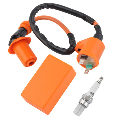 

Гонки Производительность CDI + Катушка зажигания + Свеча зажигания Fit GY6 50cc 125cc 150cc