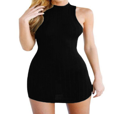 

женщины сексуальное короткое платье твердое