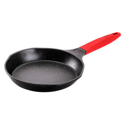 

Jingdong Supermarket] Cooking Queen's Bottom Pot Meal Stone Big V Frying pan 26cm Non-stick pan Less fume Induction Cooker Universal J26D