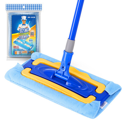 

Family flat mop mop dust master smart&durable flattened EVA floor to send fiber mop 21033