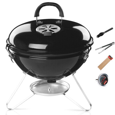 

Barbecue family e-Rover barbecue pits outdoor portable thickening grill stew with a thermometer series oven small prince second generation