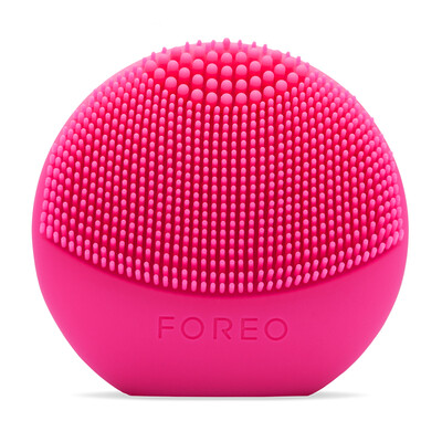 

Foyeol FOREO cleanser small silicone electric clean facial beauty instrument non-rechargeable Luna funny version LUNA PLAY pink