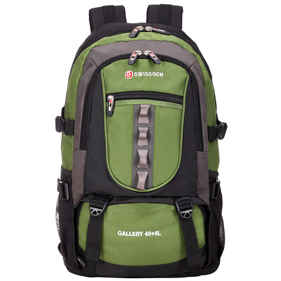 

Сумка на плечо SVVISSGEM Большая емкость для защиты от царапин Ночная сумка для путешествий на открытом воздухе Мужская и женская сумка SA-9820 Green 45L