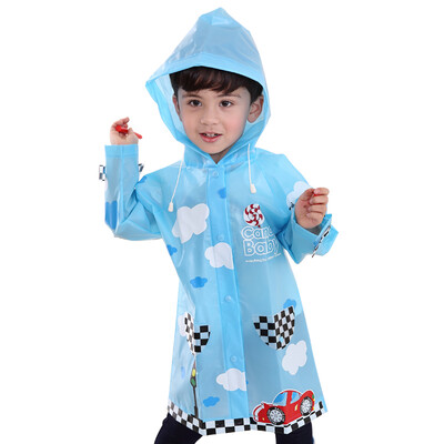 

hugmii children raincoat cute cartoon waterproof primary school students car