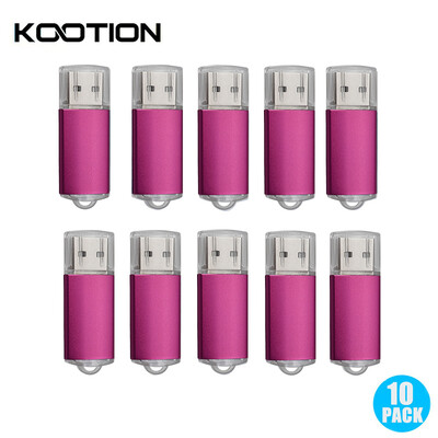 

10Pieces USB 2.0 Flash Drive U Disk 16GB 8GB 4GB 2GB 1GB Pink