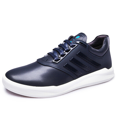 

Crocodile CROCODILE men's casual shoes fashion board shoes with wild rubber bottom leather shoes WG6313109 black 42