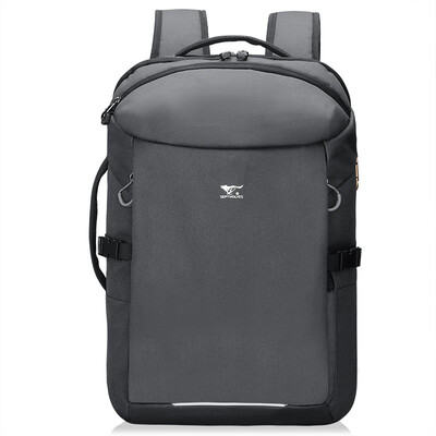 

Seven wolves SEPTWOLVES backpack casual sports bag large capacity Oxford cloth waterproof men&women students bag black B0100172-101
