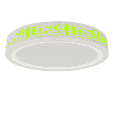 

Panasonic Panasonic Ceiling light round modern simple living room lights bedroom lights dance dance HHLA2011 green 43W