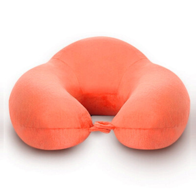 

Car kiss memory cotton U-shaped pillow car headrest slow rebound neck pillow royal blue