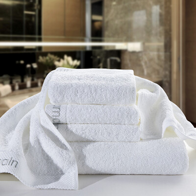 

Amain towel textile five-star hotel three-piece cotton white