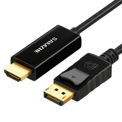 

Shanze (SAMZHE) ZJX-190 DP на HDMI Displayport к HDMI линии хорошо известный компьютер, подключенный телевизор проектор черной линии 1,8 м