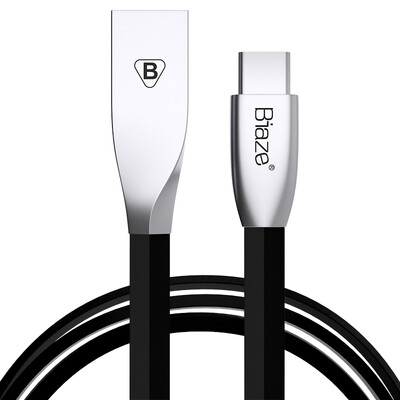 

Biaze K8 Cable of Type-C data transferring&charging cablesuitable for Huawei P10Mate 9Honor V8Mi 5S black