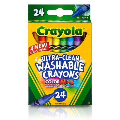 

painting children's music Crayola DIY children's stationery painting tools 16-color flash crayons 52-3716