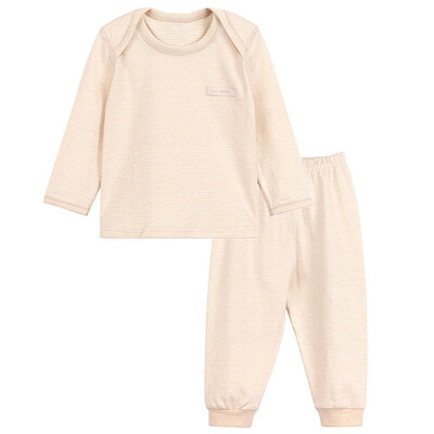 

Xin Song baby color cotton envelope collar suit newborn spring and autumn color cotton underwear shirt pants suit shallow card its C299D73