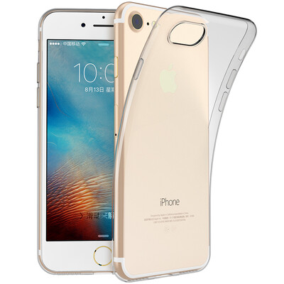 

BIAZE iPhone7 Apple, телефон оболочки защитный рукав 7 все включено мягкая оболочка падение сопротивления освежающий прозрачный белый прозрачный серии JK02-