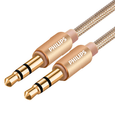 

Philips (PHILIPS) SWA5010A алюминий высококачественного стерео аудио кабель 3,5 аудио кабель автомобиля AUX линия 1 м