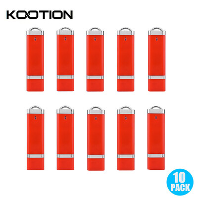 

10 Packs USB Flash Drive 2.0 Pen Drive Memory Stick 1GB 2GB 4GB 8GB 16GB Red