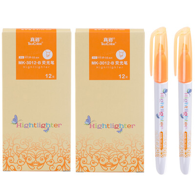 

Правда цвет (Truecolor) MK-3012-B свежий оранжевый фломастер 12 / Box 2 Box