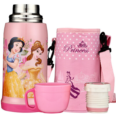

Дисней (Disney) Изоляция Кубка Принцесса 460ML детей вакуум студент изоляции чайник HM1909-3 отправить дайвинг чашки наборы