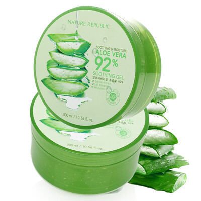 

Nature Republic Natural Paradise Алоэ Успокаивающий увлажняющий гель 300 мл * 3 (около 900 г) Импортированная увлажняющая успокаивающая восстанавливающая маска после солнца