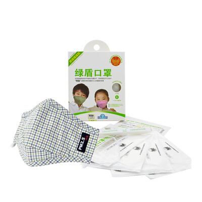 

Green Shield PM25 antibacterial dust mask Green Grid  comfortable thermal type carton plastic loaded