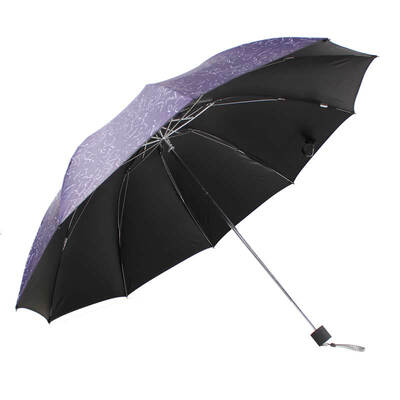 

HEAVEN umbrella 128cmx10k steel bar three Folding busines
