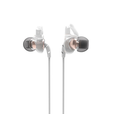 

MUKO S800 Противоскользящие наушники iOS / Android Dual Platform Совместимый алюминиевый сплав Туман Белая линия