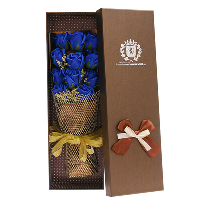 

Jingdong supermarket] Wei Long Yongsheng soap roses blue 11 with gift box Valentine's Day gift creative birthday gift to send his wife to send her girlfriend gift