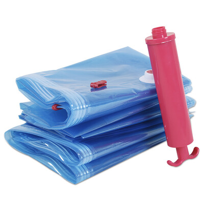 

[Jingdong Supermarket] 100 Yi special compression bag vacuum storage bag 3 sets (3 in) 9 wire gift 1 hand pump 6006