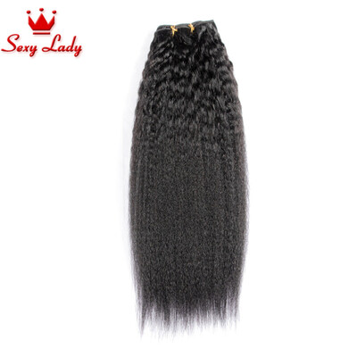 

7A Remy Virgin Peruvian Afro Kinky Straight Human Braiding Hair Bulk No Weft Italian Coarse Yaki Bundles 100g One Bundles