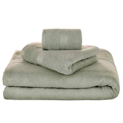 

Bamboo kam crazy soft bamboo 3 шт. Полотенце: 1 банное полотенце, 1 полотенце для рук, 1 полотенце для лица (кремовый, белый, серый, розовый, флот)
