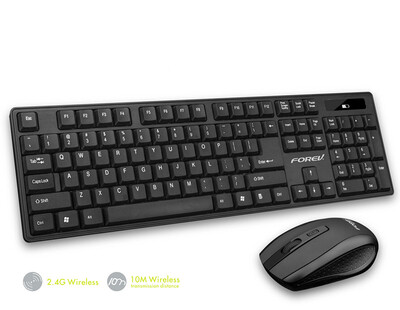 

Wireless mouse&keyboard set notebook business office 24GH mouse button package computer peripheral equipment