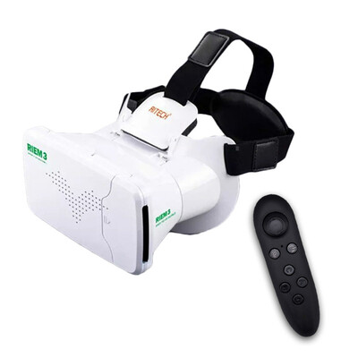 

MyMei 3D VR Box Частный театр 4.0-6.0 дюйма Телефон Виртуальная реальность оголовье очки Смарт Bluetooth беспроводной пульт дистан