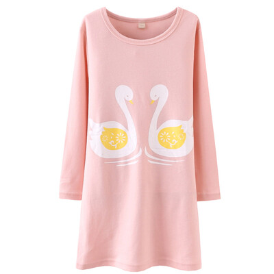 

Parents (KIDS MAM & DAD) Girls Sleeping Skirt Children's Long Sleeve Pajamas Parents Homemade Kids 86024 Gouache 105