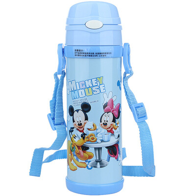 

[Jingdong Supermarket] Disney (Disney) Insulation Cup Princess 480ML Children's Cup students suction tube strap outdoor kettle HM1912-3