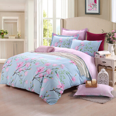 

Elegant 100 uya100 Bedding Home Textiles Cotton Twill Prints Four Sheets Cotton Bed Sheets Flower Flowers Green 15m Bed 200 230cm
