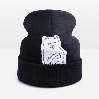 

WISHCLUB Winter Hat For Women Beanie Hat Cat Knit Hat Cap Skullies Beanies Warm Cap
