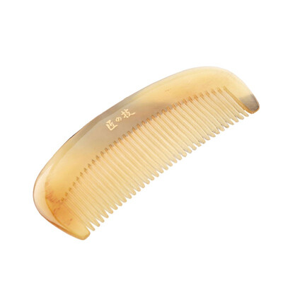 

Jingdong Supermarket] Carpenter Technology (Mr.Green) -7011 yellow and white horn comb portable massage head comb gift gift children comb