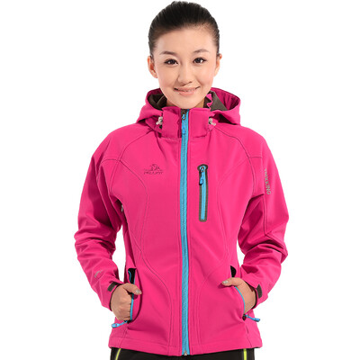 

Pellie и (PELLIOT) мягкая раковина Куртки мужские и женские пары отдых теплый куртка флис мягкая оболочка одежда 1707 женский роза красный XXL