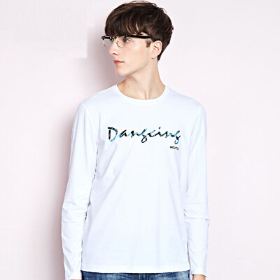 

DANCING WOLVES spring long-sleeved T-shirt